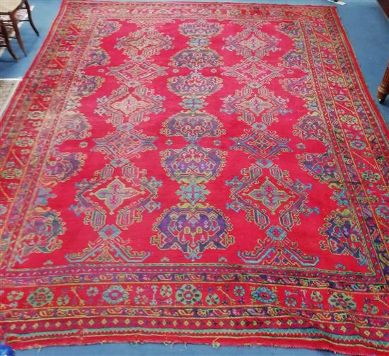 A Turkish rug Approx. 410 x 320cm